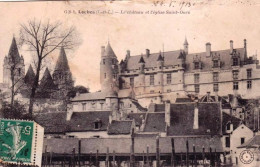 37 - Indre Et Loire -  LOCHES - Le Chateau Et L Eglise Saint Ours - Loches