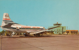 CPA - Martin 404 - Compagnie Piedmont Airlines - Aéroport De Tri State Huntington ( Virginie-Occidentale ) - 1946-....: Modern Era