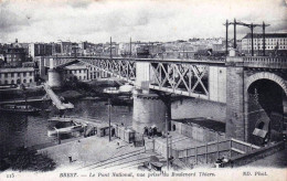 29 - Finistere - BREST -  Le Pont National Vue Prise Du Boulevard Thiers - Brest