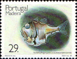 Madère Poste N** Yv:136 Mi:129 Pai Velho Argyropelecus Arculeatus Valenciennes - Madeira