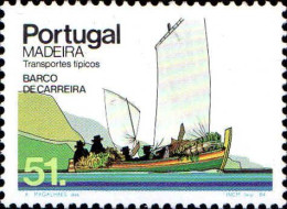 Madère Poste N** Yv:101 Mi:96 Transportes Tipicos Barco De Carreira - Madeira