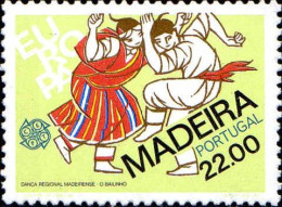 Madère Poste N** Yv: 75 Mi:70 Europa Cept Dança Regional Madeirense O Bailinho - Madeira