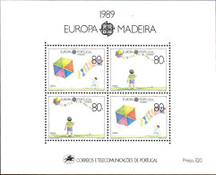 Madère Bloc N** Yv:10 Mi:10 Europa Cept Jeux D'enfants Joeira - Madeira