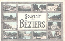 X526 HERAULT BEZIERS SOUVENIR DE BEZIERS MULTIVUES - Beziers