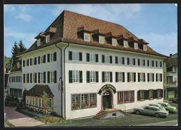 AK Döttingen, Hotel Bahnhof Döttingen-Klingnau, Strassenansicht Aus Der Vogelschau  - Other & Unclassified