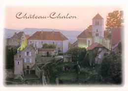 39 - Jura -  CHATEAU CHALON - Le Village Et L église Au Crepuscule - Other & Unclassified