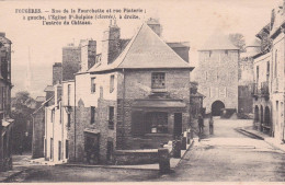 35 - Ille Et Vilaine -  FOUGERES - Rue De La Fourchette Et Rue Pinterie - Fougeres