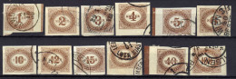 Österreich 1899 Portomarken Mi 10-21, Gestempelt [170524XIV] - Used Stamps