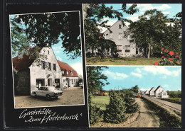 AK Bünde-Habighorst, Gasthof Zum Hösterbusch, Bes. August Dreckschmidt, Ortsansicht  - Buende