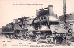 Les Locomotives Francaises ( P L M  )  - Machine C 119 A Vapeur Saturée - Eisenbahnen