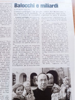 L’ESPRESSO 1984 CANNETO SULL’OGLIO BAMBOLE SABAUDIA LITTORIA L’ORO DI TARANTO CESARE LOMBROSO RAFFAELLA CARRA' I ROBOT - Other & Unclassified
