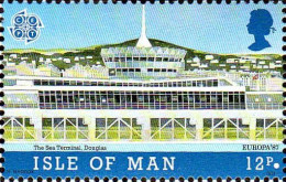 Man Poste N** Yv:330/333 Europa Cept Architecture Moderne - Isla De Man