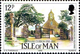 Man Poste N** Yv:287/289 Sir Mark Cubbon Officier - Isla De Man