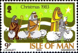 Man Poste N** Yv:239/240 Christmas Les Rois Mages - Man (Insel)