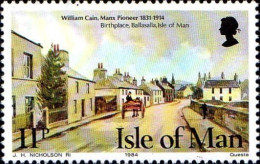 Man Poste N** Yv:262/266 William Cain Manx Pioneer - Isle Of Man