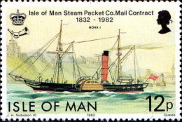Man Poste N** Yv:210/211 Cie Des Paquebots De L'Ile De Man Contrat Postal - Man (Insel)