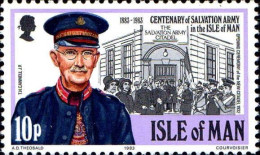 Man Poste N** Yv:215/218 Centenaire De L'Armée Du Salut - Isle Of Man