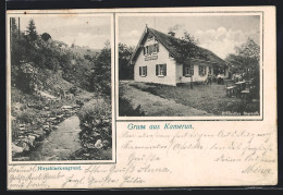 AK Bayreuth, Gasthaus Forsthaus Kamerun, Partie Am Hirschlackengrund  - Jagd