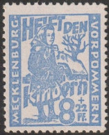SBZ- Mecklenburg-Vorpommern: 1945, Mi. Nr. 27, 8+22 Pfg. Kinderhilfe,  **/MNH - Mint