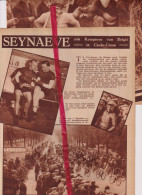 Wielrennen Coureur Seynaeve Uit Heule Kampioen Cyclo Cross - Orig. Knipsel Coupure Tijdschrift Magazine - 1934 - Ohne Zuordnung