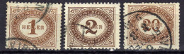 Österreich 1900 Portomarken Mi 22-23; 31 A, Gestempelt, Zähnung 12 1/2 : 13 [170524XIV] - Oblitérés