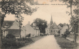 Thaumiers * La Route De Bannegon Et L'église - Other & Unclassified