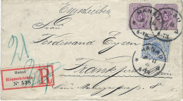 1890 Germany Hanau Mix Issues Cover - Autres & Non Classés