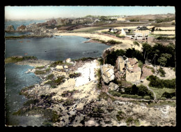 22 - PLOUGRESCANT - VUE AERIENNE - PORS-SCAFF - L'HOTEL DE LA PLAGE - Plougrescant