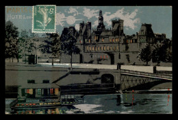 ILLUSTRATEURS - PARIS - HOTEL DE VILLE -- CLAIR DE LUNE - FOND ALUMINIUM - 1900-1949