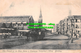 R503926 Bombay. The Church Of The Holy Name And Tramway Company Office - World