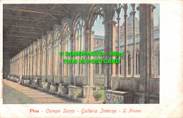 R503931 Pisa. Campo Santo. Galleria Interna. G. Pisano. Federigo Lanzi. Postcard - World