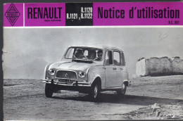 (automobiles RENAULT)    R1120  1121  1122  Notice D'utilisation  (PPP47340) - Advertising