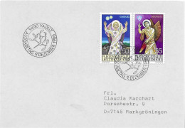 Postzegels > Europa > Liechtenstein > 1981-90 >kaart Met No. 914/915 (17580) - Nuevos