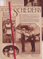 Antwerpen Coureur Wereldkampioen Jozef Scherens - Orig. Knipsel Coupure Tijdschrift Magazine - 1934 - Unclassified