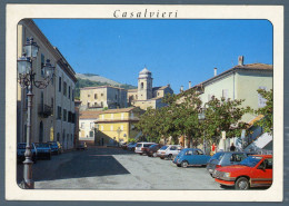 °°° Cartolina - Casalvieri Piazza S. Rocco - Viaggiata °°° - Frosinone