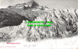 R503975 Rhonegletscher. Illustrato. Postcard - Monde