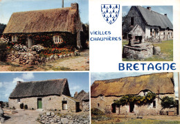 29-BRETAGNE VIELLES CHAUMIERES-N°4216-A/0205 - Other & Unclassified