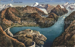11677587 Grimsel Pass Relief Panoramakarte Grimsel Pass - Other & Unclassified