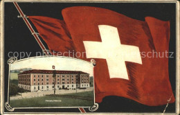 11677417 Herisau AR Kaserne Schweizer Fahne Herisau AR - Autres & Non Classés