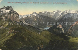 11677256 Hoher Kasten Mit Saembtissersee Und Alpsteingebirge Hoher Kasten - Other & Unclassified