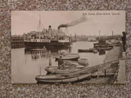 PADDLE STEAMER ESSEX ON RIVER ORWELL - Paquebots