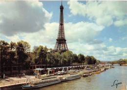 75-PARIS LA TOUR EIFFEL ET LA SEINE-N°4218-D/0045 - Eiffeltoren