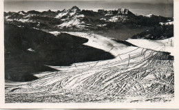 (74) LE PRARION Vue Partielle Champs De Ski  De L'Hotel Restaurant Du Prarion 1952 ( Haute Savoie ) - Other & Unclassified