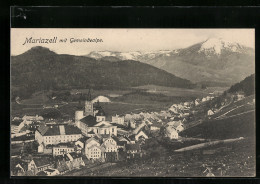 AK Mariazell, Ortsansicht Mit Gemeindealpe  - Sonstige & Ohne Zuordnung