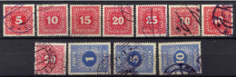 Österreich 1916 Portomarken Mi 47-57, Gestempelt [170524XIV] - Used Stamps