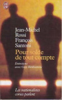 Pour Solde De Tout Compte (2001) De François Rossi - Politiek