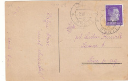 Allemagne - Ostland - Carte Postale De 1944 - Oblit Löve - Exp Vers Löve - Hitler - - Occupazione 1938 – 45
