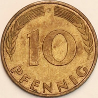 Germany Federal Republic - 10 Pfennig 1950 F, KM# 108 (#4625) - 10 Pfennig