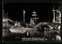 AK Bregenz / Bodensee, Bregenzer Festspiele 1955, Spiel Auf Dem See Eine Nacht In Venedig  - Autres & Non Classés