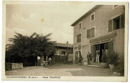 Charbonnières - Hôtel Chapuis (animation) Circulé 1947, Sous Enveloppe - Sonstige & Ohne Zuordnung